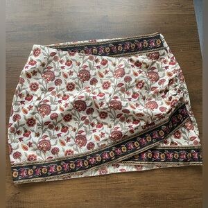 Floral Mini Skirt